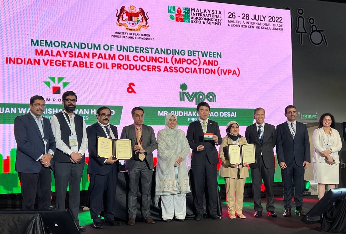 IVPA Signs MoU With MPOC In The August Presence of Honble Minister of Plantation Industries And Commodities, Datuk Zuraida Binti Kamaruddin (28 July)